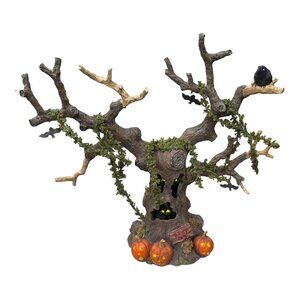 DEPT 56 Retired 15” Halloween SPOOKY HAUNTED TREE: 56.35020 Lights Sounds Motion